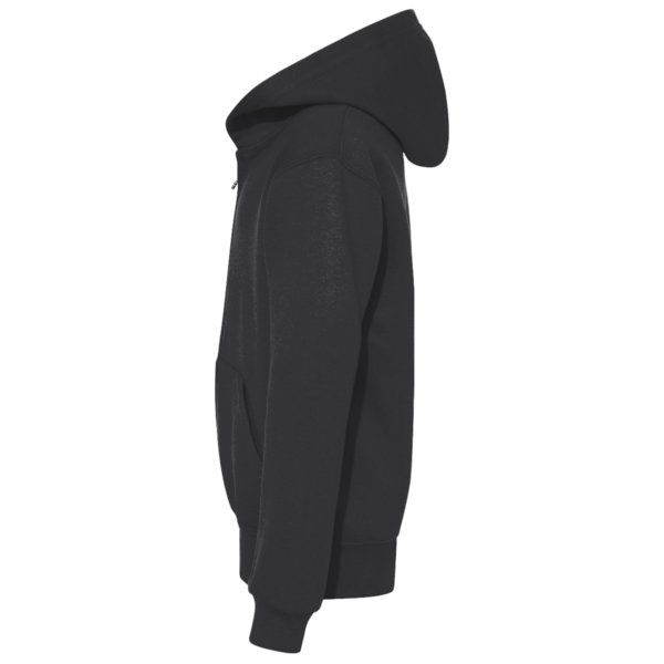 Gildan Heavy Blend™ Youth Full-Zip Hooded Sweatshirt, Black, Left Sleeve view