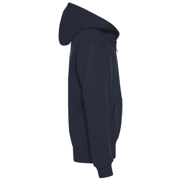 Gildan Heavy Blend™ Youth Full-Zip Hooded Sweatshirt, Navy, Right Sleeve view