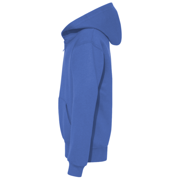 Gildan Heavy Blend™ Youth Full-Zip Hooded Sweatshirt, Royal, Left Sleeve view