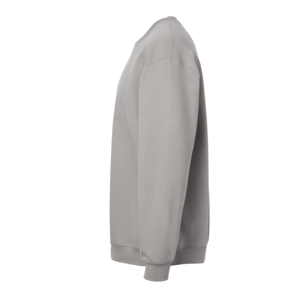Gildan Softstyle® Midweight Crewneck Sweatshirt, Cement, Left Sleeve view
