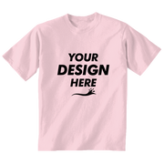 Gildan Toddler Heavy Cotton™ T-Shirt, Light Pink, Front view, Mockup