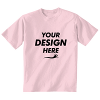Gildan Toddler Heavy Cotton™ T-Shirt, Light Pink, Front view, Mockup