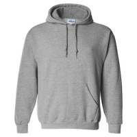 Gildan Unisex DryBlend® Hooded Sweatshirt, Sport Grey, Front view