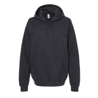 Gildan Unisex Softstyle® Midweight Hooded Sweatshirt, Black, Front view