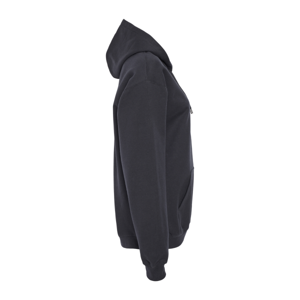 Gildan Unisex Softstyle® Midweight Hooded Sweatshirt, Black, Right Sleeve view
