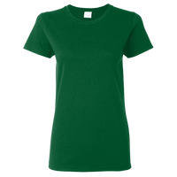 Gildan Women's Heavy Cotton™ T-Shirt, Forest Green, Front view