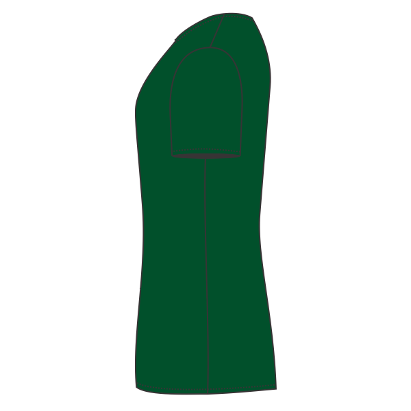 Gildan Women's Heavy Cotton™ T-Shirt, Forest Green, Left Sleeve view