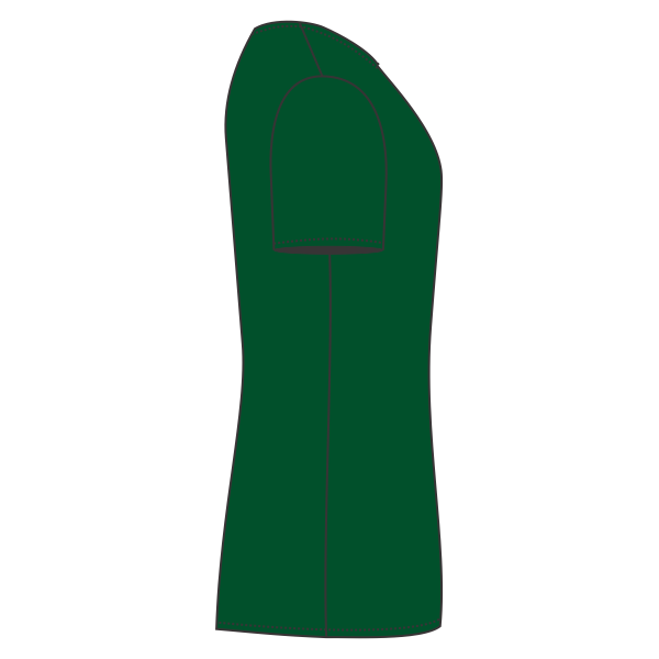 Gildan Women's Heavy Cotton™ T-Shirt, Forest Green, Right Sleeve view