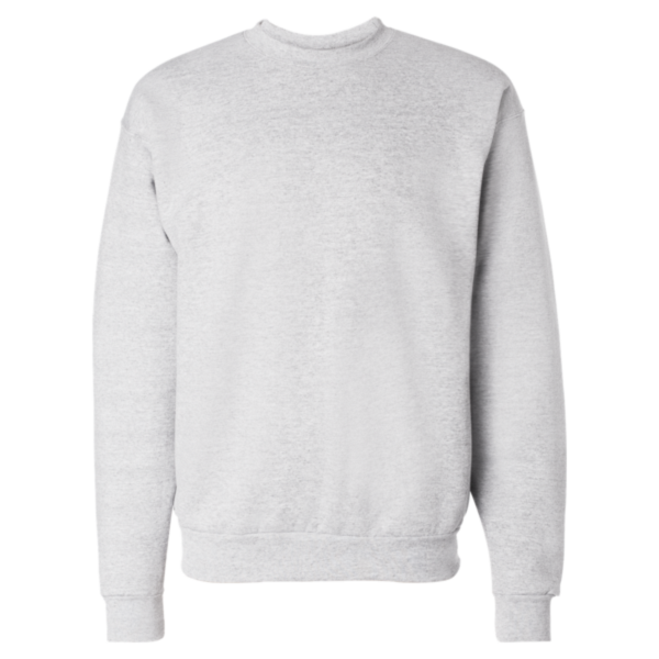 Hanes Unisex EcoSmart® Crewneck Sweatshirt, Ash, Front view