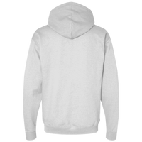 Hanes Unisex EcoSmart® Hooded Sweatshirt, Ash, Back view