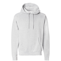 Hanes Unisex EcoSmart® Hooded Sweatshirt, Ash, Front view