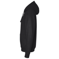 Hanes Unisex EcoSmart® Hooded Sweatshirt, Black, Left Sleeve view