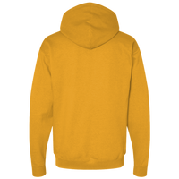 Hanes Unisex EcoSmart® Hooded Sweatshirt, Gold, Back view