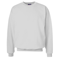 Hanes Unisex Ultimate Cotton® Crewneck Sweatshirt, Ash, Front view