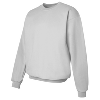 Hanes Unisex Ultimate Cotton® Crewneck Sweatshirt, Ash, Left Sleeve view