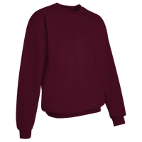Hanes Unisex Ultimate Cotton® Crewneck Sweatshirt, Maroon, Right Sleeve view