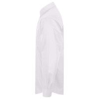 Harriton Men's Tall Easy Blend™ Twill Dress Shirt, White, Left Sleeve view