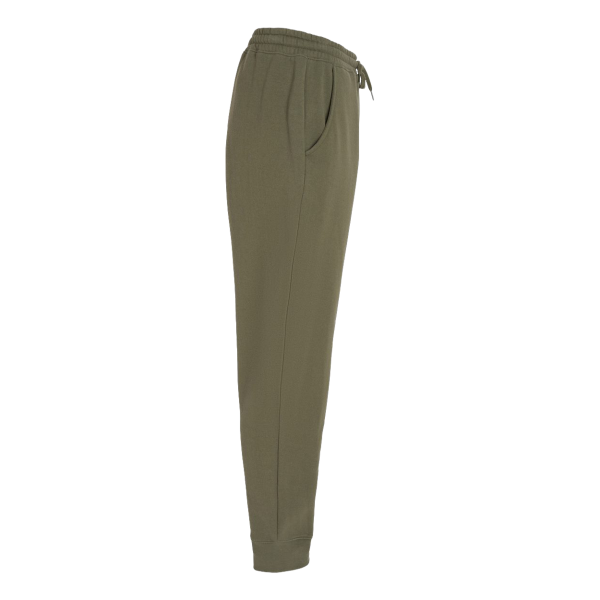 Independent Trading Co. Men's Midweight Fleece Sweatpants, Army, Right Side view