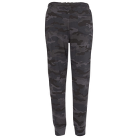 Independent Trading Co. Men's Midweight Fleece Sweatpants, Black Camo, Back view