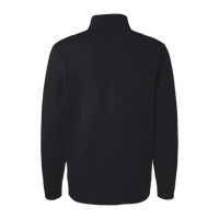 Independent Trading Co. Men's Perform Quarter-Zip Pullover, Black, Back view