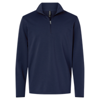 Independent Trading Co. Men's Perform Quarter-Zip Pullover, Classic Navy, Front view