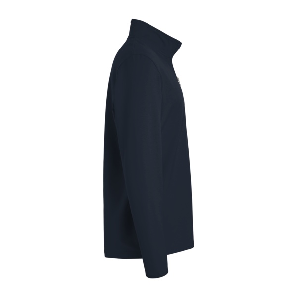 Independent Trading Co. Men's Perform Quarter-Zip Pullover, Classic Navy, Right Sleeve view