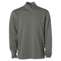 Independent Trading Co. Men's Perform Quarter-Zip Pullover, Pine, Front view