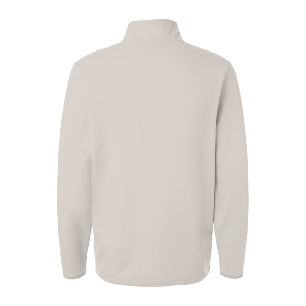 Independent Trading Co. Men's Perform Quarter-Zip Pullover, Smoke, Back view