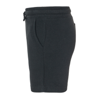 Independent Trading Co. Toddler Lightweight Special Blend Fleece Shorts, Black, Left Side view