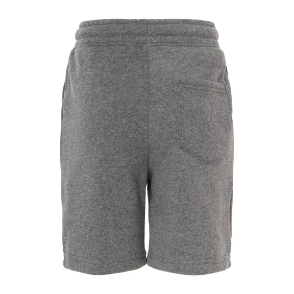 Independent Trading Co. Toddler Lightweight Special Blend Fleece Shorts, Nickel, Back view