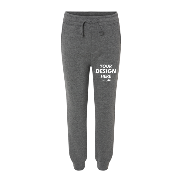 Independent Trading Co. Toddler Lightweight Special Blend Sweatpants, Nickel, Front view, Mockup