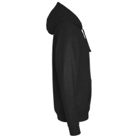 Independent Trading Co. Unisex Heavyweight Hooded Sweatshirt, Black / Black, Right Sleeve view