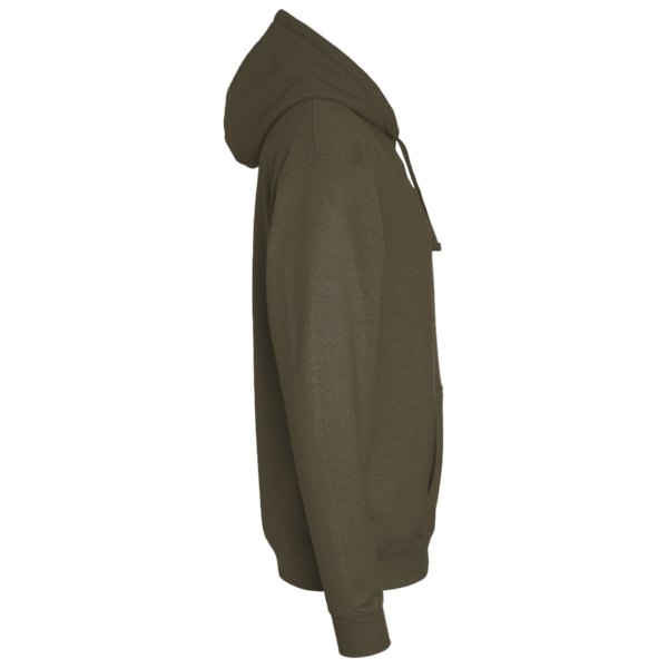 Independent Trading Co. Unisex Heavyweight Hooded Sweatshirt, Forest Camo / Forest Camo, Right Sleeve view