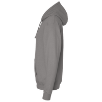 Independent Trading Co. Unisex Heavyweight Hooded Sweatshirt, Gunmetal Heather / Gunmetal Heather, Left Sleeve view
