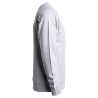 Independent Trading Co. Unisex Icon Lightweight Loopback Terry Crewneck Sweatshirt, Athletic Heather, Right Sleeve view