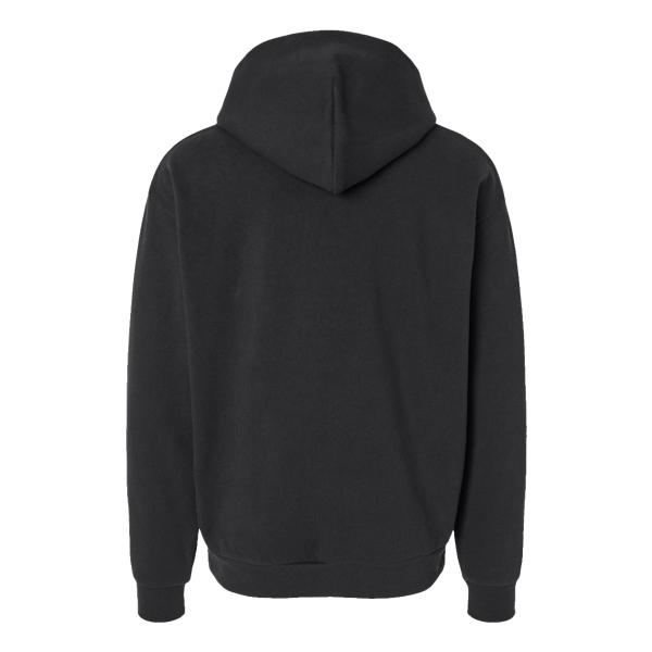 Independent Trading Co. Unisex Mainstreet Heavyweight Hooded Sweatshirt, Black, Back view