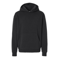 Independent Trading Co. Unisex Mainstreet Heavyweight Hooded Sweatshirt, Black, Front view