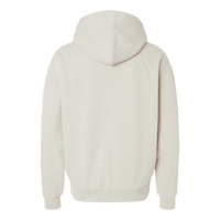 Independent Trading Co. Unisex Mainstreet Heavyweight Hooded Sweatshirt, Ivory, Back view