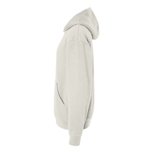 Independent Trading Co. Unisex Mainstreet Heavyweight Hooded Sweatshirt, Ivory, Left Sleeve view