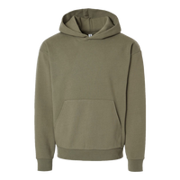 Independent Trading Co. Unisex Mainstreet Heavyweight Hooded Sweatshirt, Olive, Front view