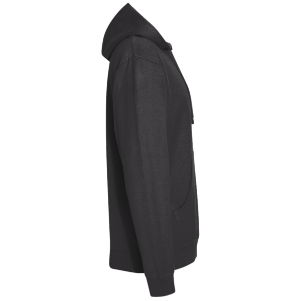 Independent Trading Co. Unisex Midweight Hooded Sweatshirt, Black Camo, Right Sleeve view