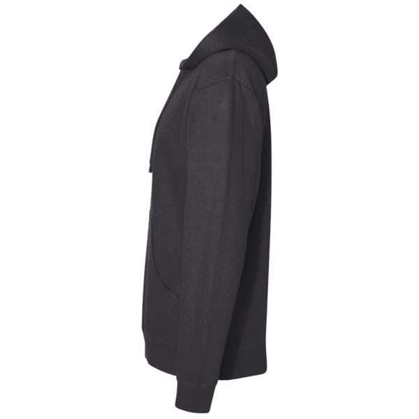 Independent Trading Co. Unisex Midweight Hooded Sweatshirt, Black, Left Sleeve view