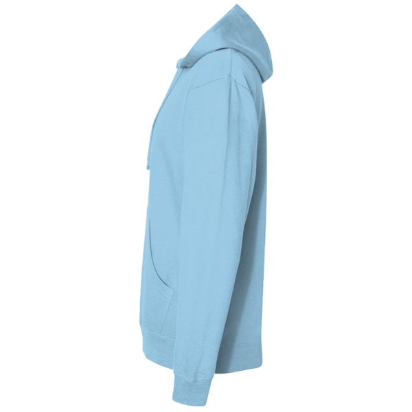 Independent Trading Co. Unisex Midweight Hooded Sweatshirt, Blue Aqua, Left Sleeve view