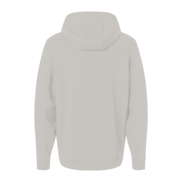 Independent Trading Co. Unisex Perform Hooded Sweatshirt, Smoke, Back view