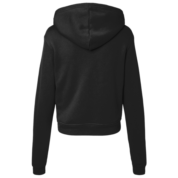 Independent Trading Co. Women's California Wave Wash Sunday Hooded Sweatshirt, Black, Back view
