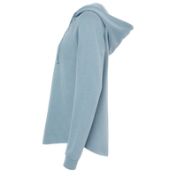 Independent Trading Co. Women’s Lightweight California Wave Wash Hooded Sweatshirt, Misty Blue, Left Sleeve view