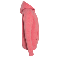 Independent Trading Co. Youth Lightweight Special Blend Raglan Hooded Sweatshirt, Pomegranate / Pomegranate, Right Sleeve view