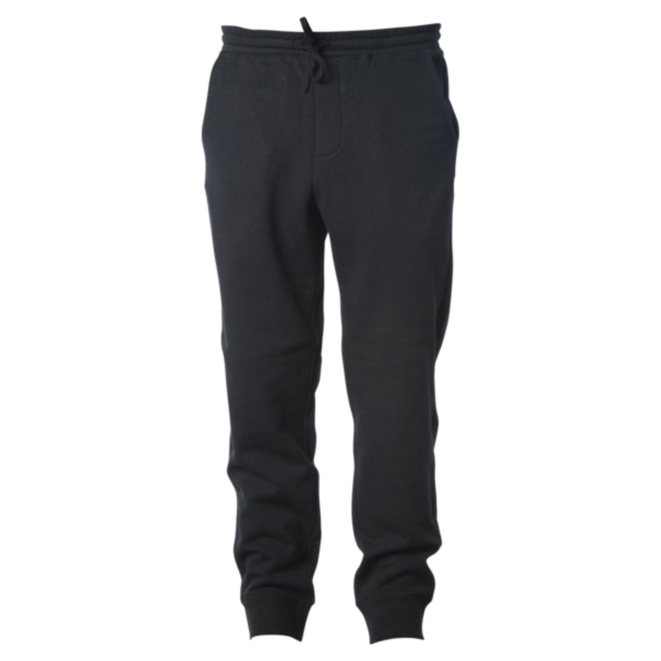 Independent Trading Co. Youth Lightweight Special Blend Sweatpants, Black, Front view