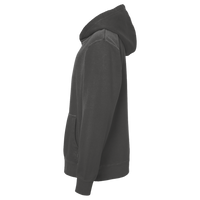 Independent Trading Co. Youth Midweight Pigment-Dyed Hooded Sweatshirt, Pigment Black, Left Sleeve view
