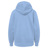 Independent Trading Co. Youth Midweight Pigment-Dyed Hooded Sweatshirt, Pigment Light Blue, Back view